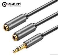 Qızılı rəng data kabel, Audio splitter — şəkil 3