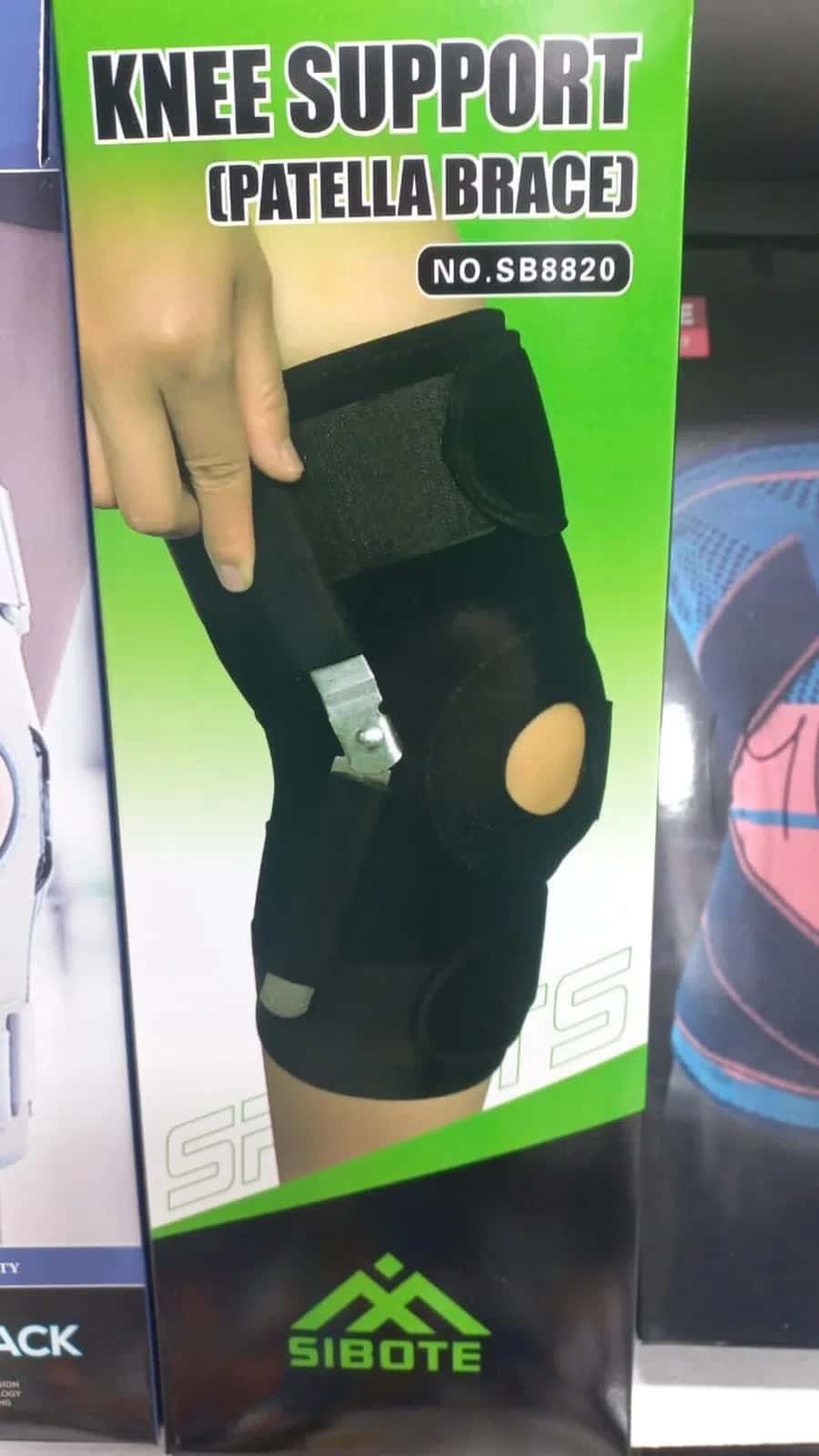 Sibote SB8820 Patella Knee Brace with Metal Stabilizers - Tenderyard
