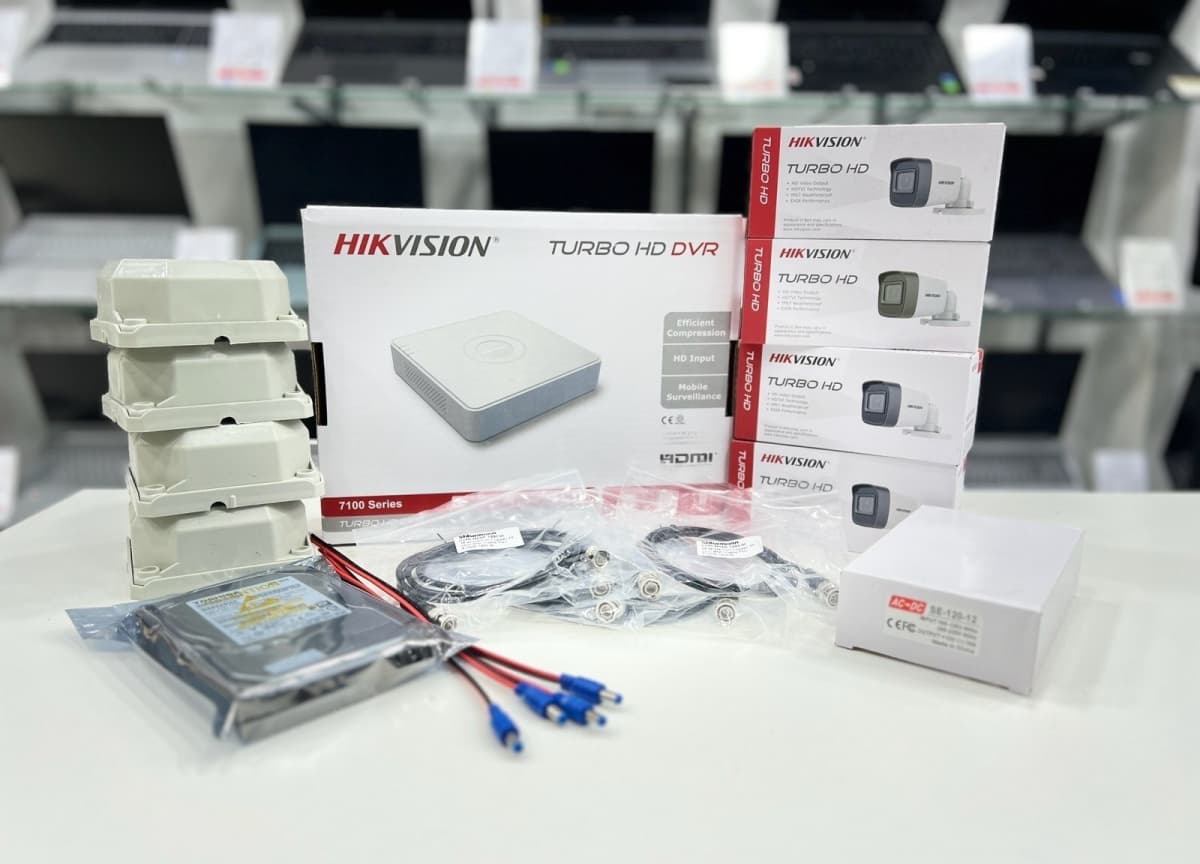 Hikvision Turbo HD 4-lü CCTV Kamera Dəsti