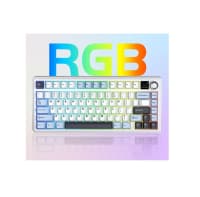 Mexaniki klaviatura Aula F75 Max Blue + White + Dark Purple — şəkil 1