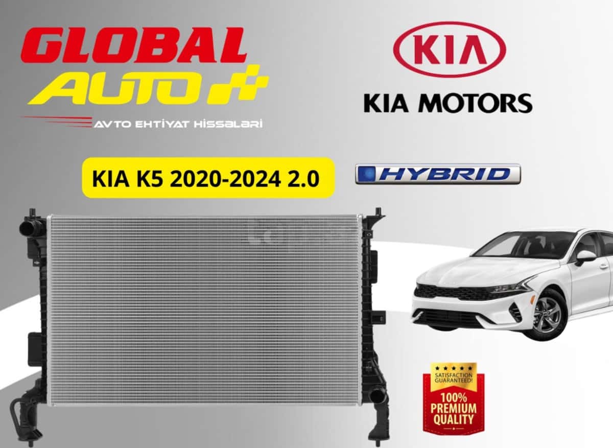 Water radiator Kia K5 2020-2024 2.0 Hybrid - Tenderyard