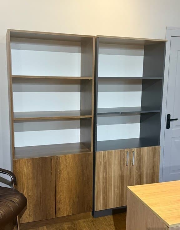 Ofis dolabı İki qapılı, Qəhvəyi rəng
