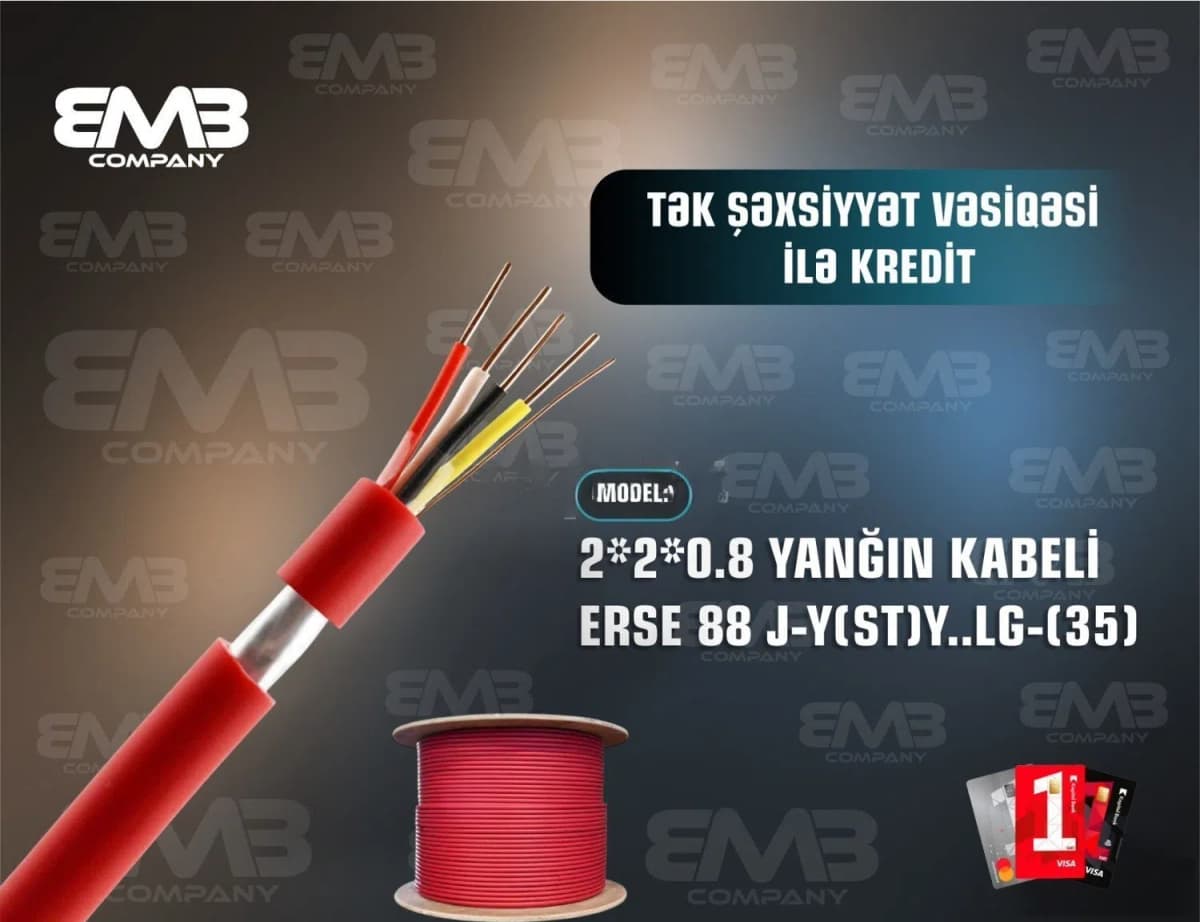 Yanğın kabeli Erse 88 J-Y(St)Y LG-35