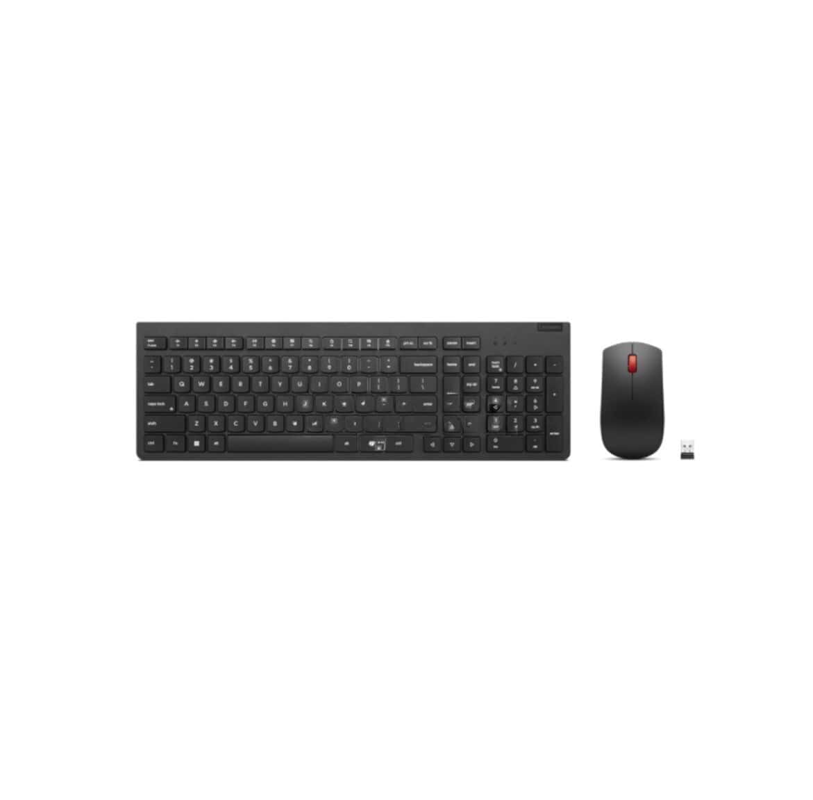 Lenovo Essential Wireless Combo Keyboard and Mouse (2.4GHz) 1600 DPI - Tenderyard