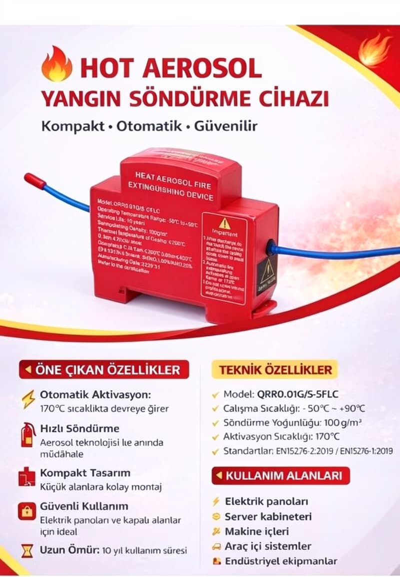 Avtomatik Aerosol Yanğınsöndürmə Cihazı