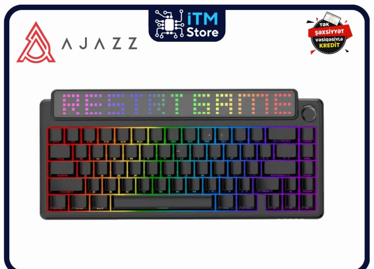 Mexaniki klaviatura Ajazz Pixel68 Black