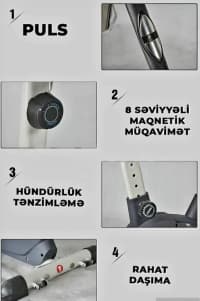 Velotrenajor 520B Maqnitli — şəkil 4