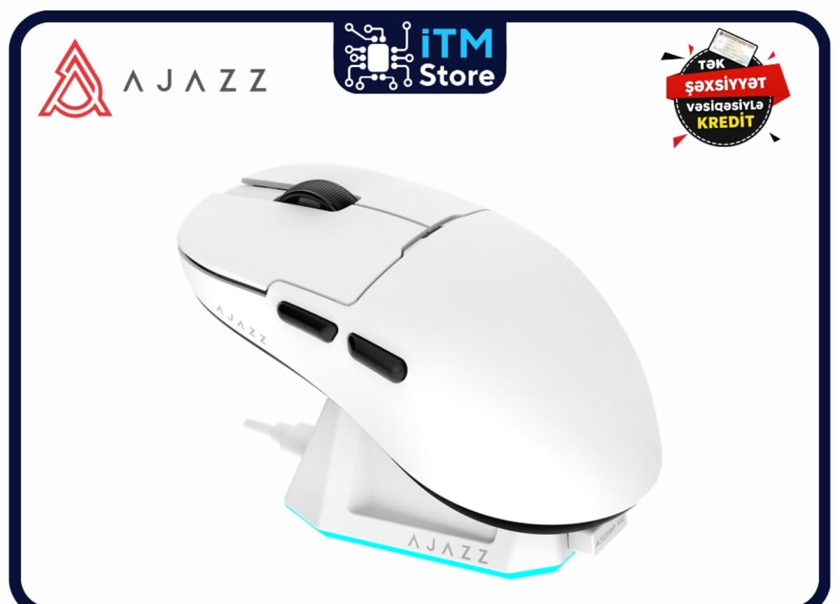Gaming mouse Ajazz AJ159P MC White