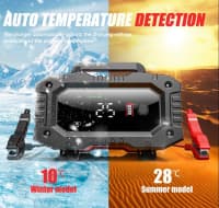 Akkumulyator şarj cihazı Foxsur 10A 12V/24V — şəkil 5
