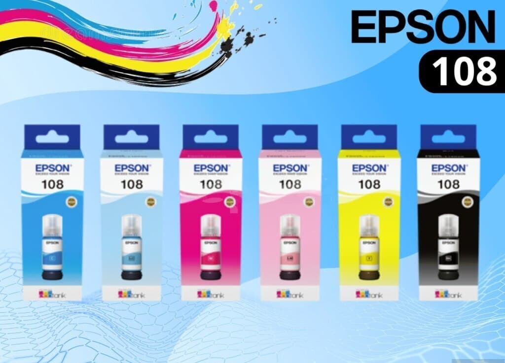 Epson 108 Orijinal Mürəkkəb Dəsti