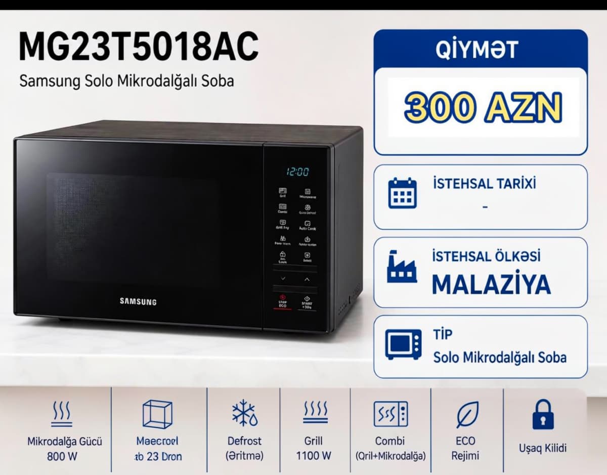Samsung mikrodalğalı soba