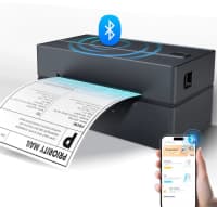 Daşınabilən termal label printer Bluetooth/USB — şəkil 13