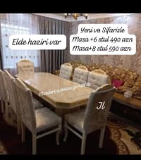 Masa-stul dəsti, Qarışıq rəng — şəkil 19
