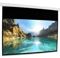 Proyektor ekranı 240x240 sm elektrikli white matt 3D — şəkil 2