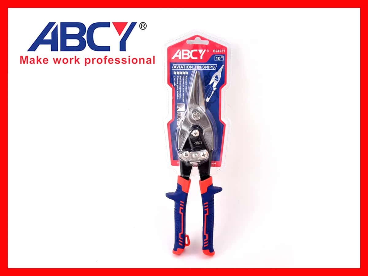 ABCY B24231 Straight Metal Snips, 250 mm - Tenderyard