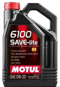 Motul 6100 Save-lite 0W-20 4L Mühərrik Yağı — şəkil 1