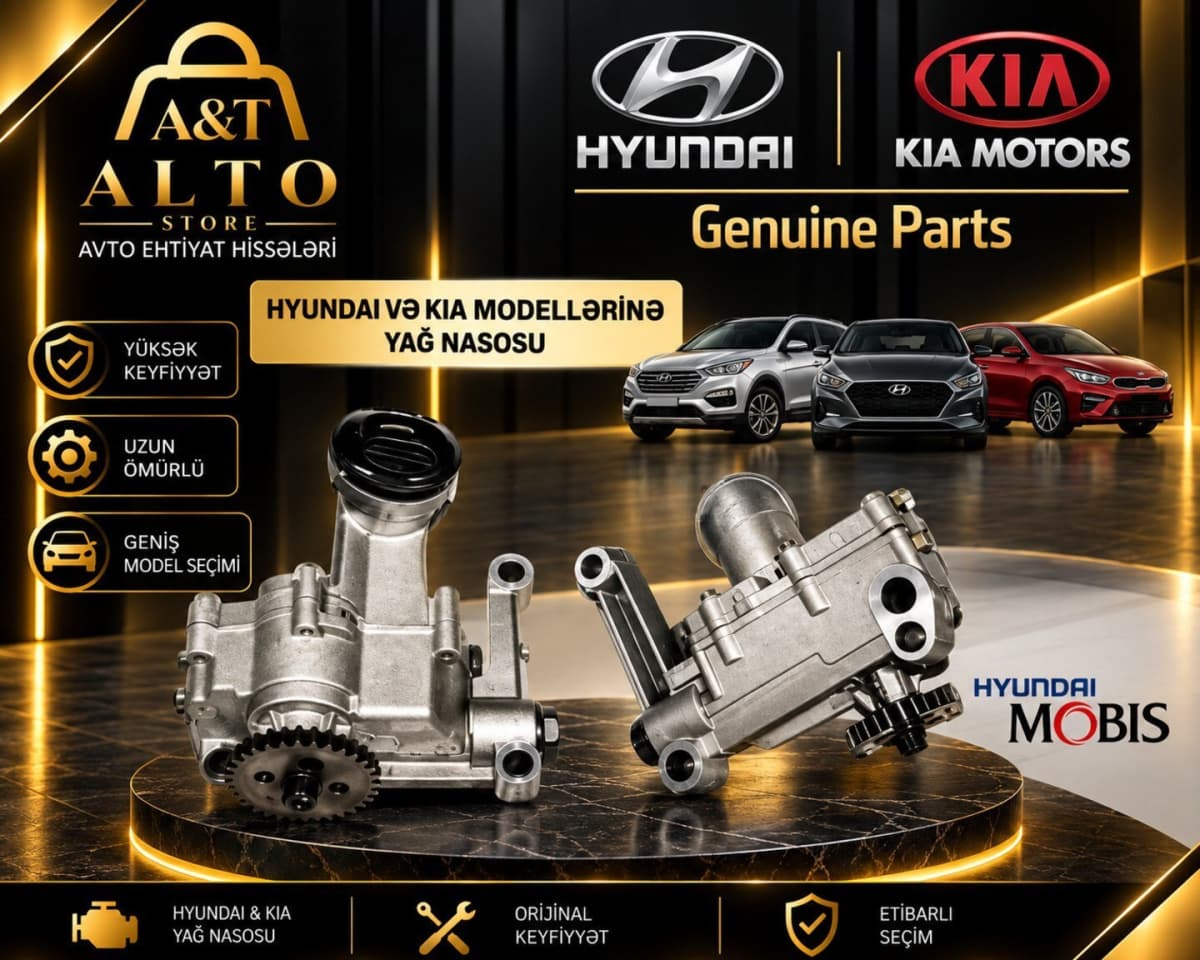 Yağ nasosu Hyundai və Kia modelləri üçün