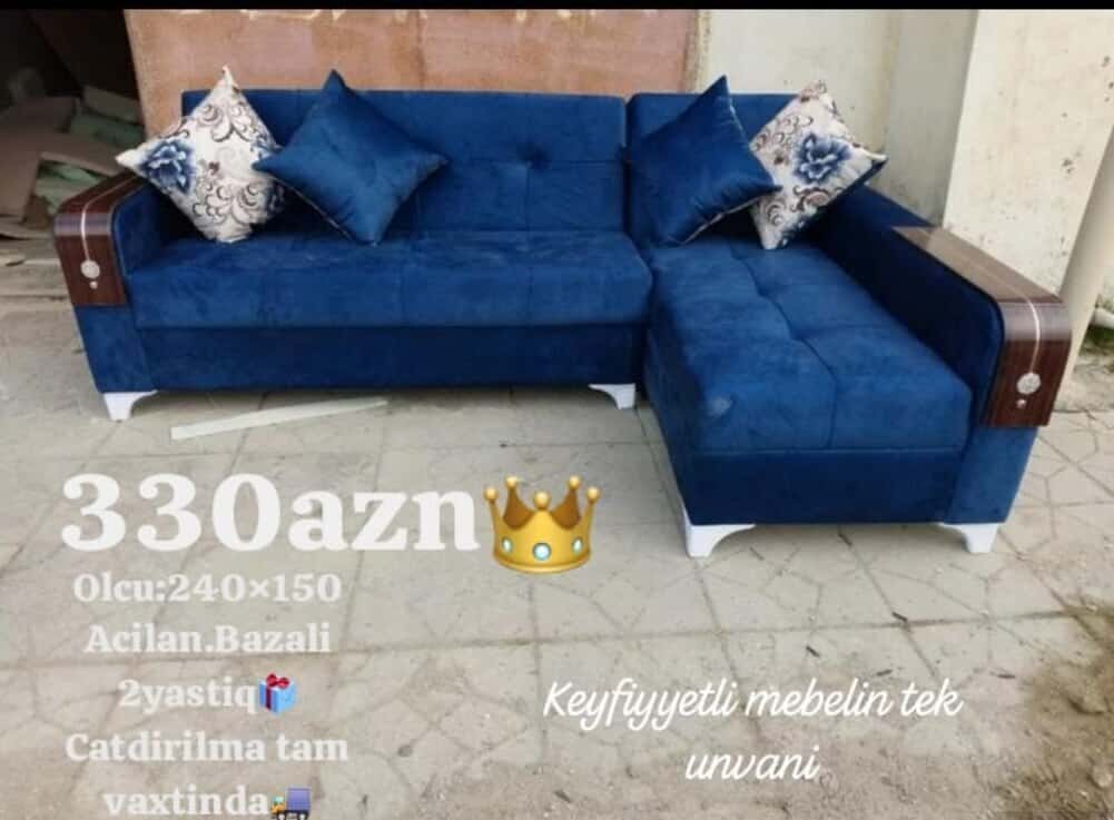 Künc divan, Qarışıq rəng - Tenderyard