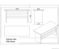 Ofis mebel dəsti Ağ rəng — şəkil 2