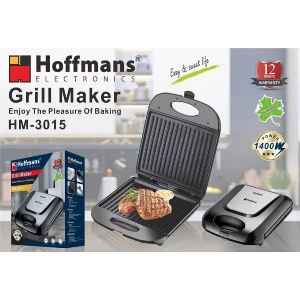 Sendviç cihazı Hoffmans HM.3015 1400 W Gümüşü