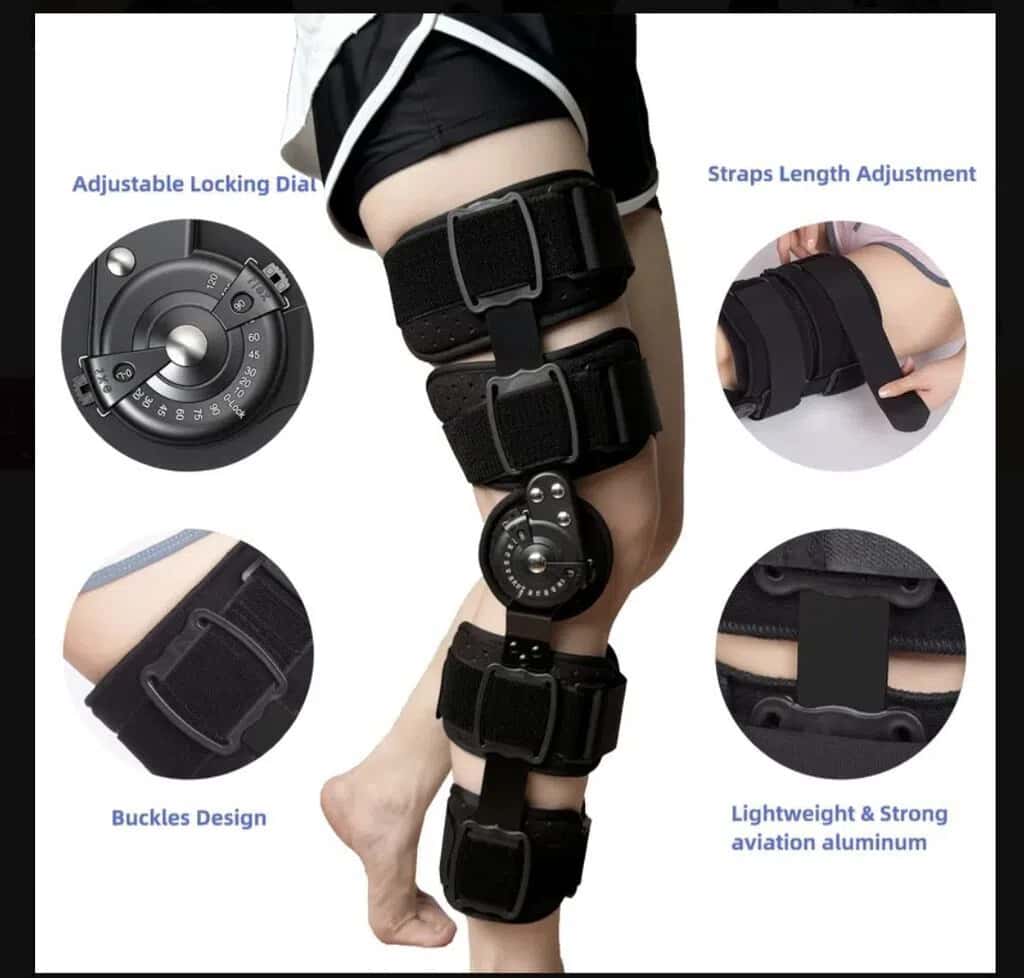 Adjustable Orthopedic Knee Brace (for ACL) - Tenderyard