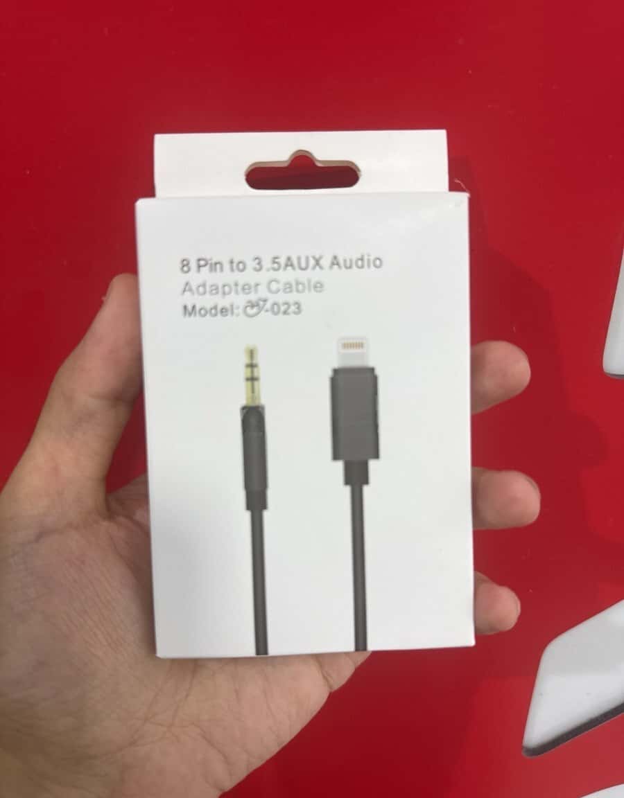 Lightning to 3.5mm AUX cable for iPhone - Tenderyard