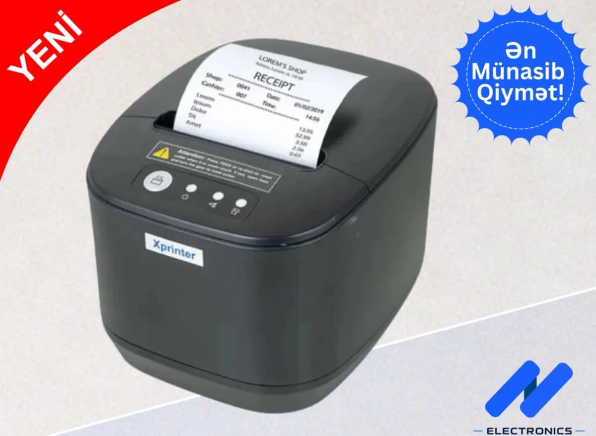 Qəbz printeri Xprinter XP-Q833L USB+LAN