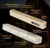 Portativ LED işıq, maqnitli və şarjlı — şəkil 3