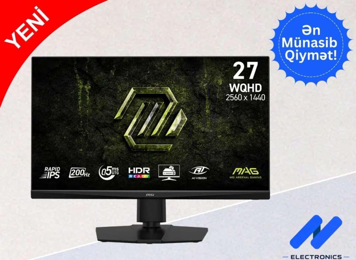 Monitor MSI MAG 272QPF E20 27" 2K 200Hz