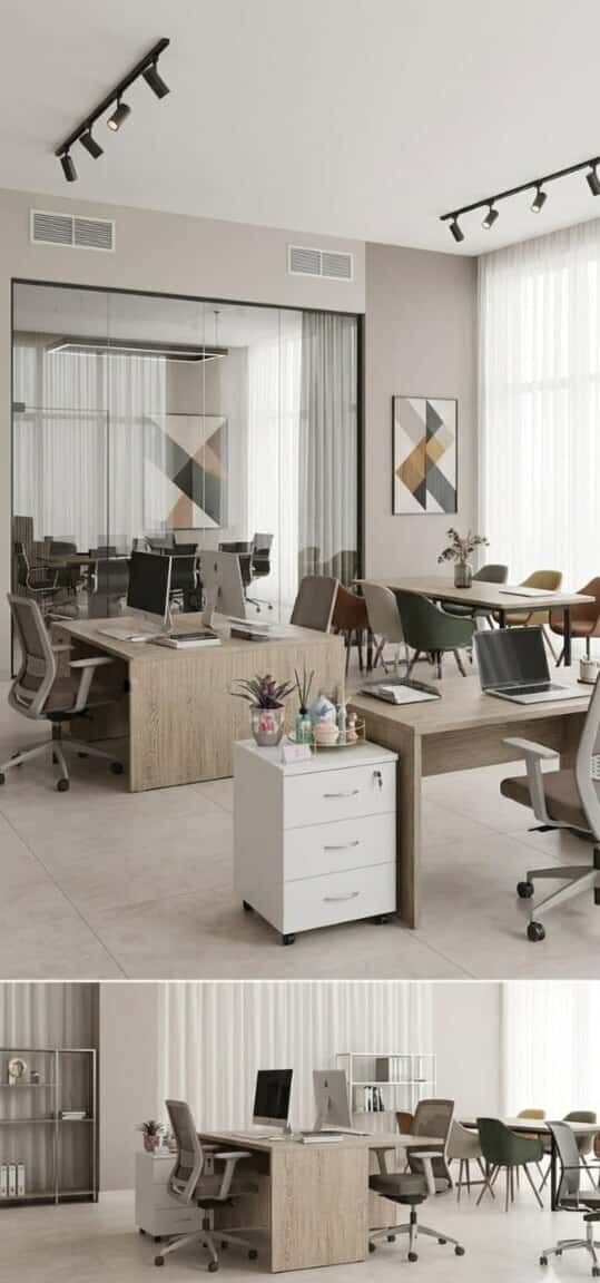 Office pedestal, Brown color - Tenderyard