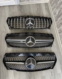 Radiator barmaqlığı Mercedes CLA W117 AMG/Diamond/GT — şəkil 1