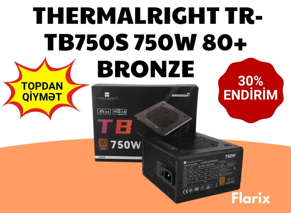 Qida bloku Thermalright TR-TB750S 750W 80+ Bronze - Tenderyard