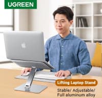 Noutbuk stendi Ugreen LP339 tənzimlənən gümüşü — şəkil 2