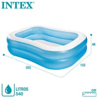 Şişmə hovuz Intex H57180NP, 203x152x48 sm, göy — şəkil 3