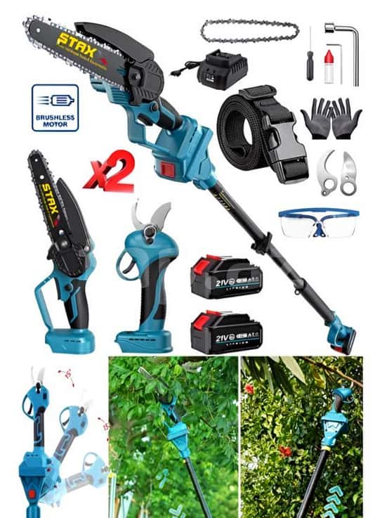 STAX Battery-Powered Pruning and Wood Cutting Set - Tenderyard
