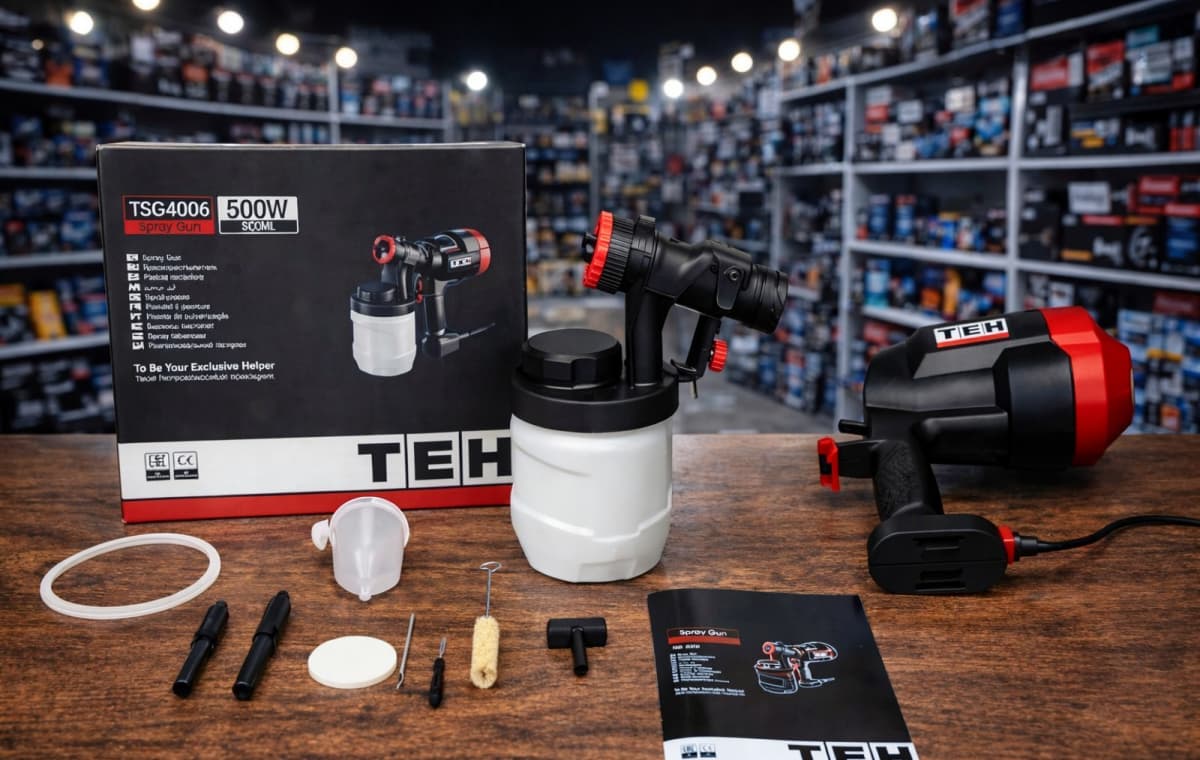 TEH TSG4006 Elektrikli Boya Püskürdücü (Pulverizator)