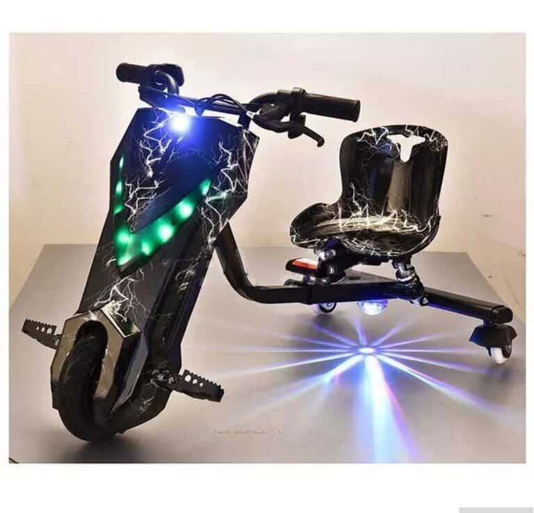 Unisex kids scooter, Electric scooter, Black color - Tenderyard