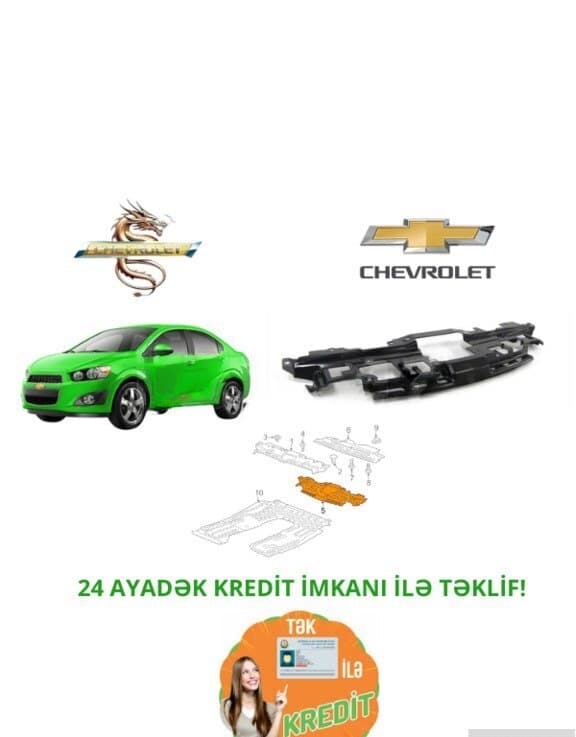 Kapot altı plasması Chevrolet Aveo 2011-2013