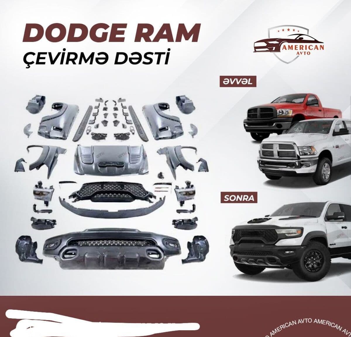 Dodge Ram çevirmə dəsti