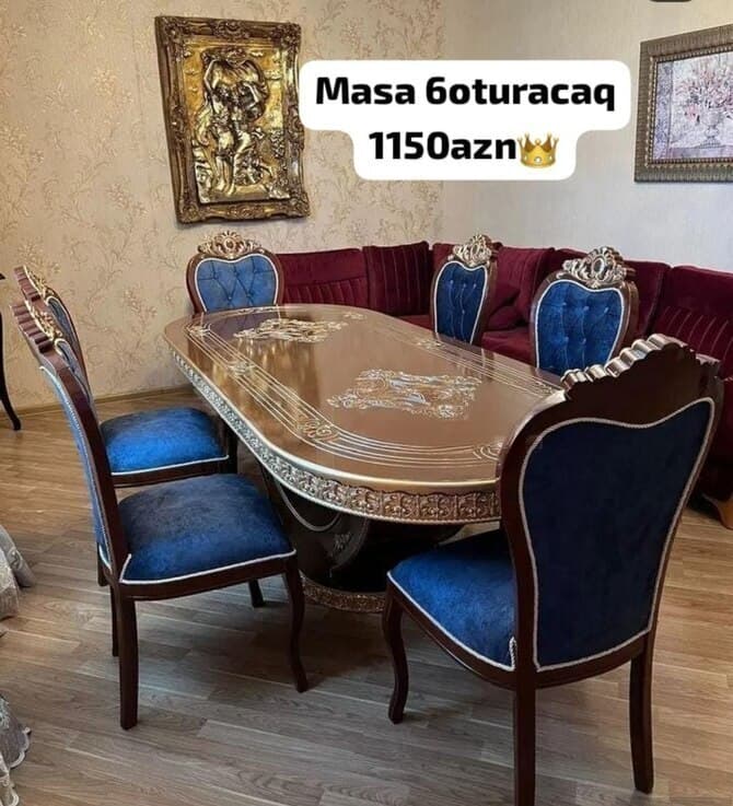 Masa-stul dəsti, Qarışıq rəng