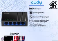 Şəbəkə kommutatoru Cudy GS108D 8-port Gigabit — şəkil 1