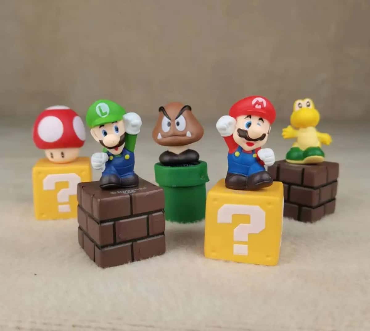 Oyuncaq fiqur dəsti Super Mario 5 ədəd - Tenderyard
