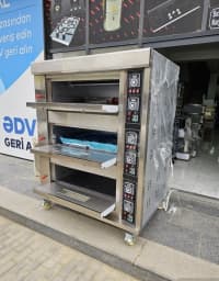 3 Mərtəbəli Qazlı Şirniyyat və Çörək Sobası (40x60) — şəkil 12