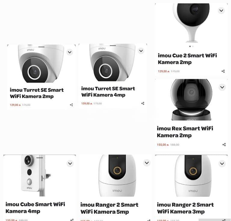 Imou WiFi IP Müşahidə Kameraları