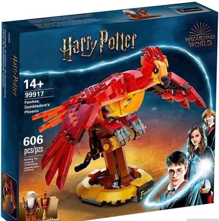 Harry Potter Fawkes Dumbledore's Phoenix Construction Set - Tenderyard