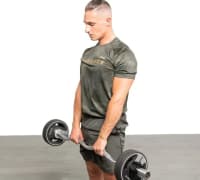 EZ Curl Barbell F50 Olimpiya Ştanq Qrifi — şəkil 5