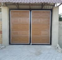 Avtomatik qapı Alutech iki laylı panel — şəkil 8