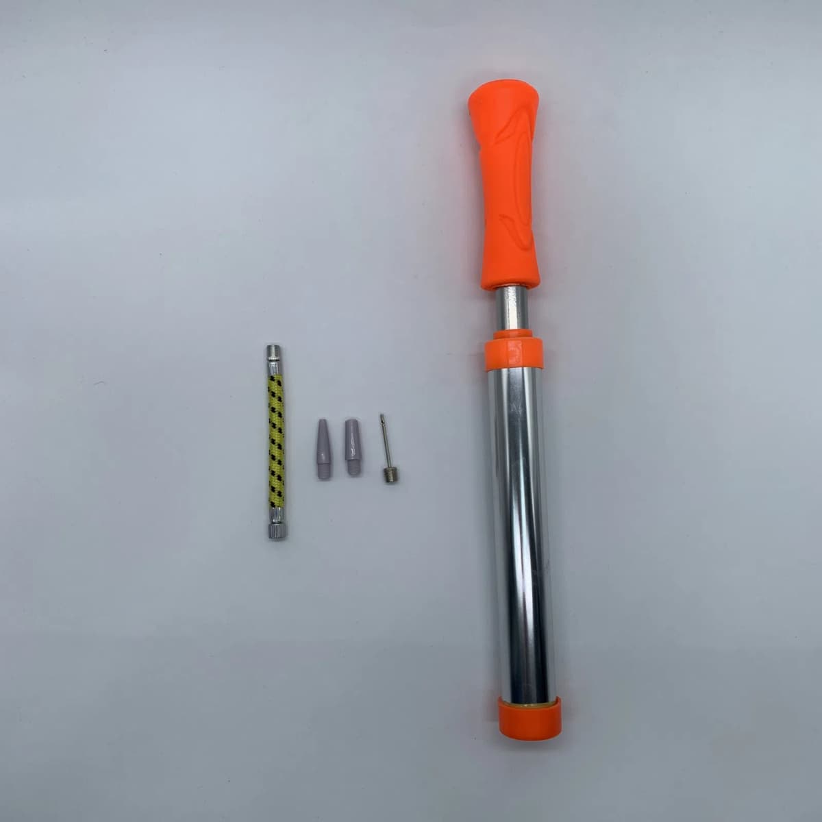 Velosiped nasosu əl pompası 32 sm narıncı