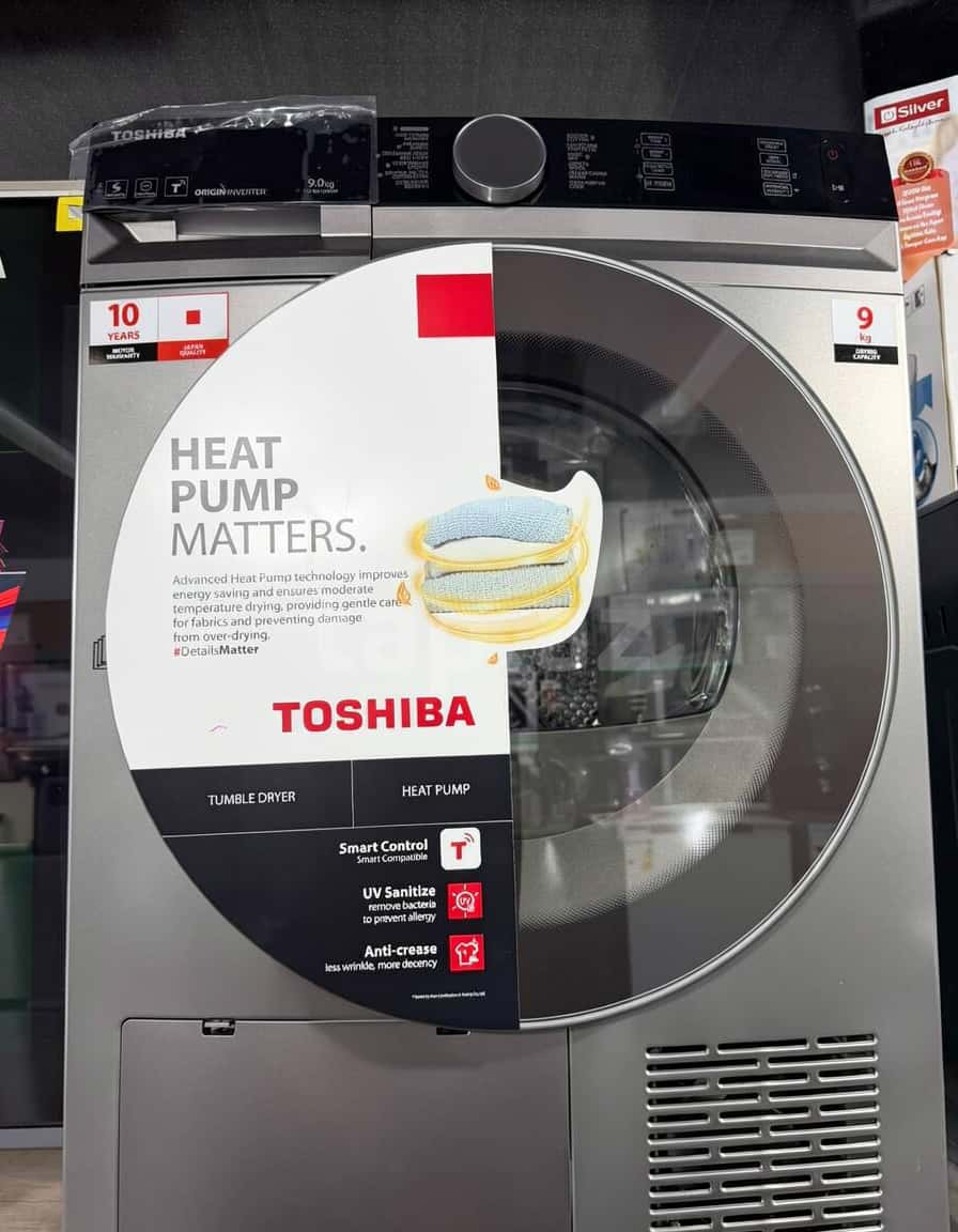 Toshiba 9 kg Tumble Dryer - Tenderyard