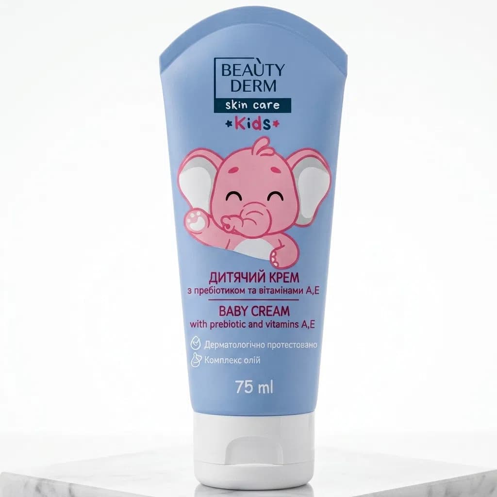 Beautyderm Uşaq Kremi Prebiyotik və Vitaminli 75 ml